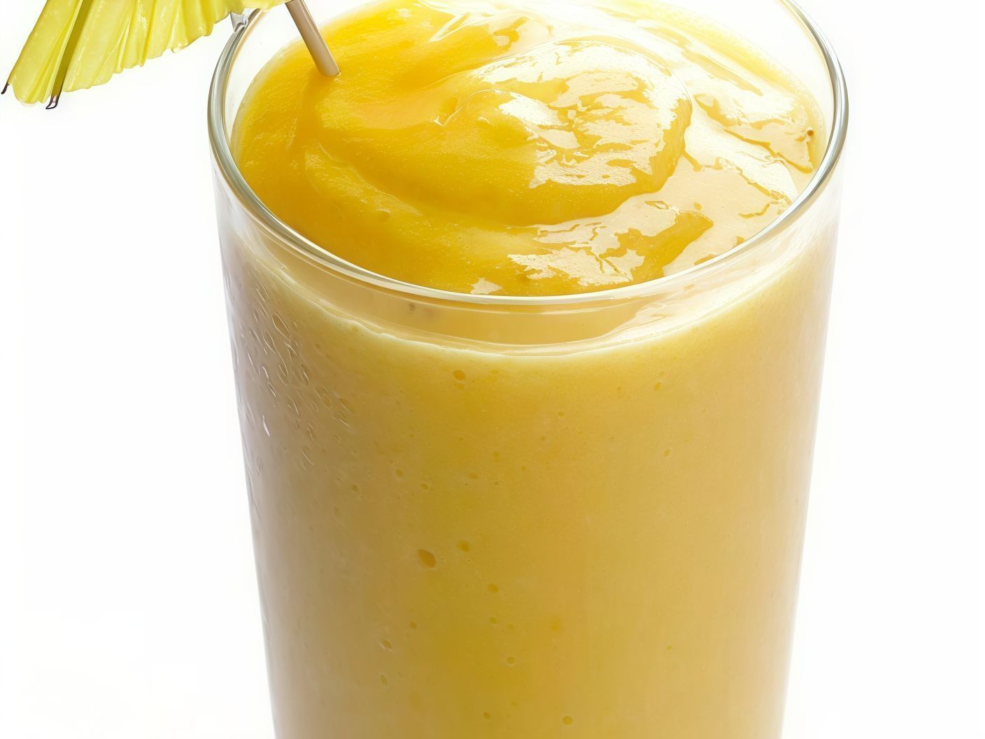 Mango And Banana With Ice Cream Smoothie