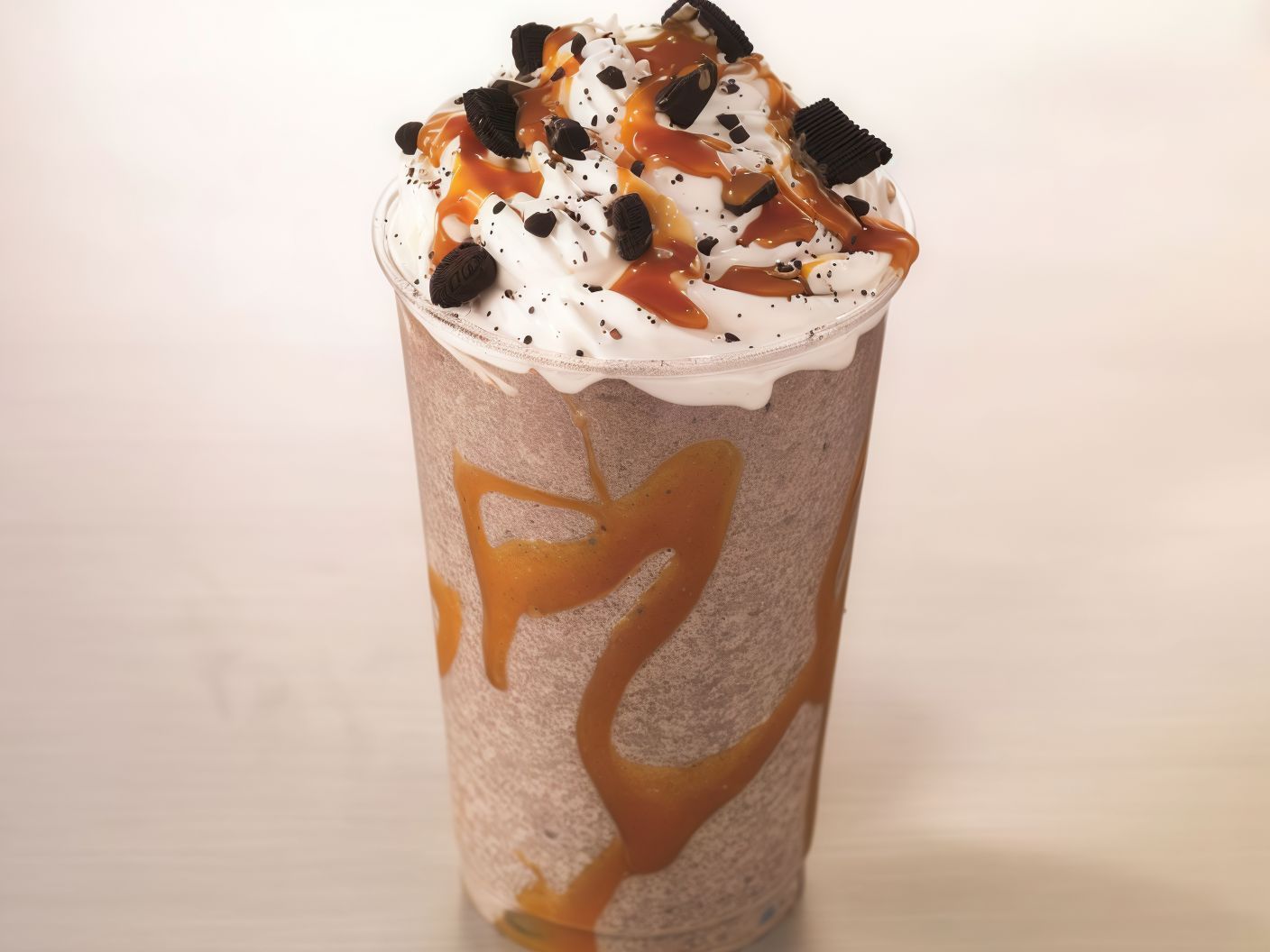 Oreo Chocolate with Caramel Milkshake