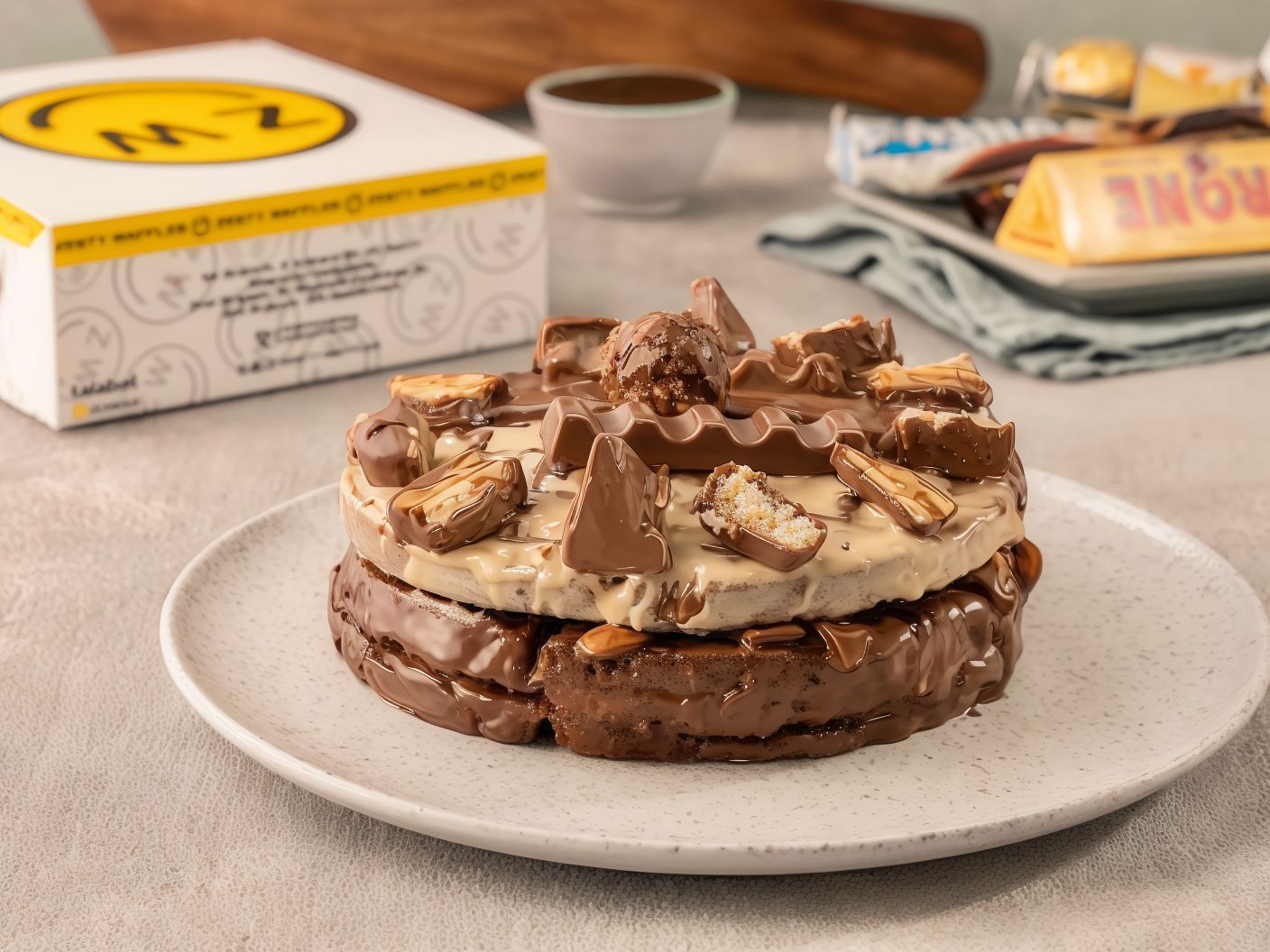 Choco Bomb Tart Waffle