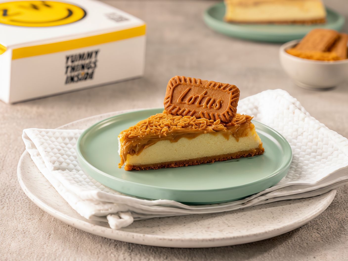 Cheesecake With Lotus Biscuits