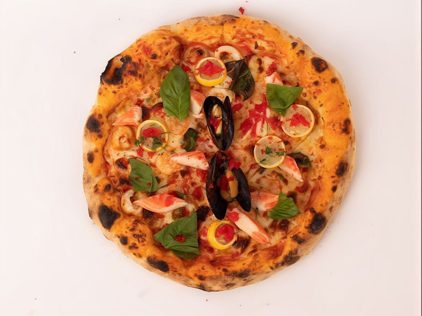 Volcano Seafood Pizza
