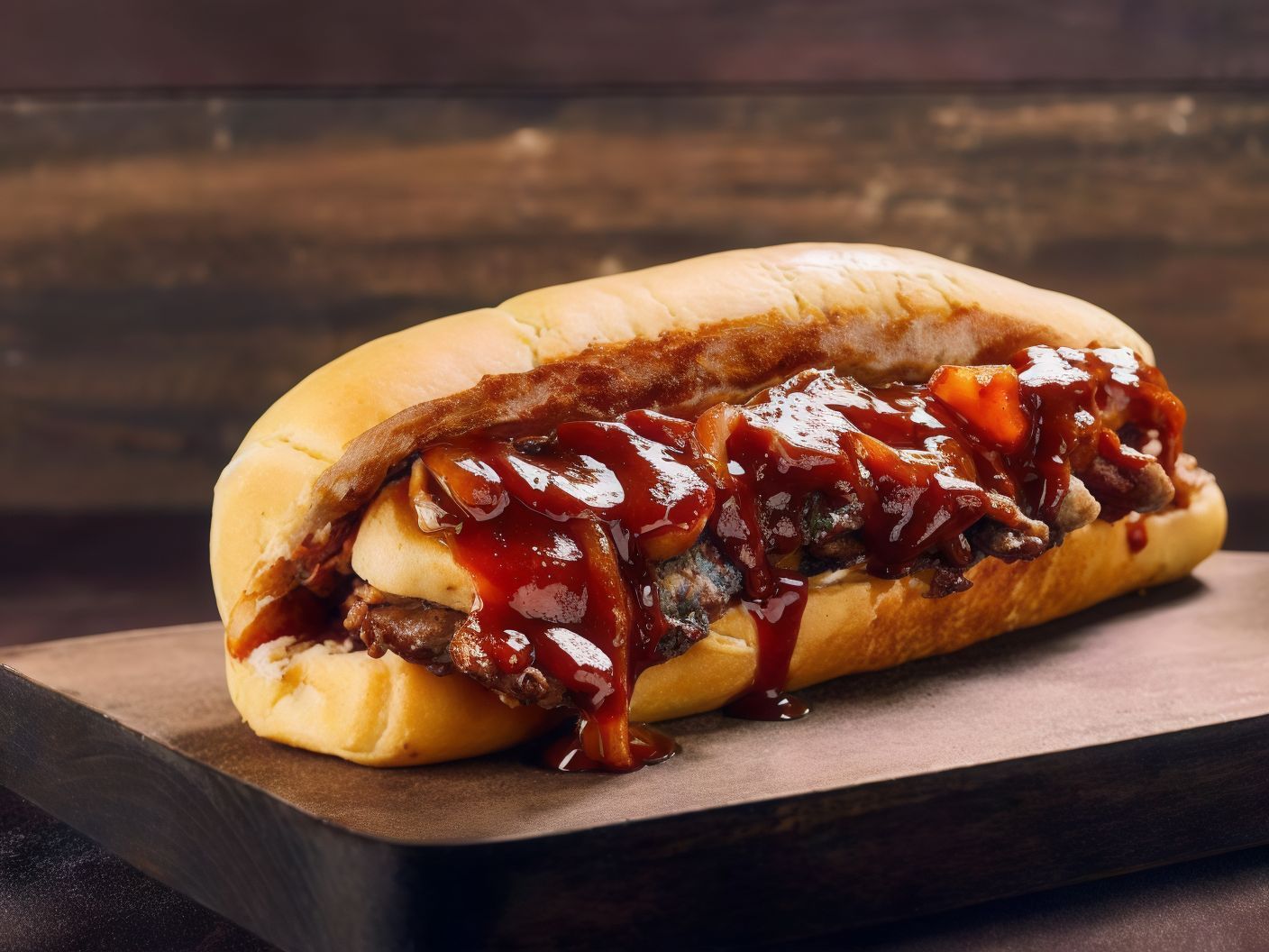 Meat Fajita Sandwich
