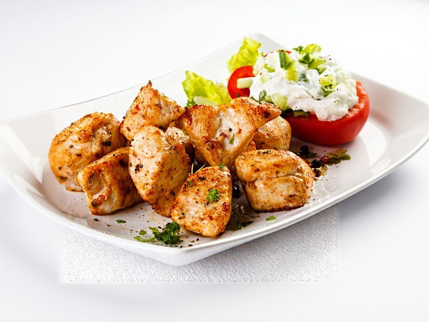 Half shish chicken