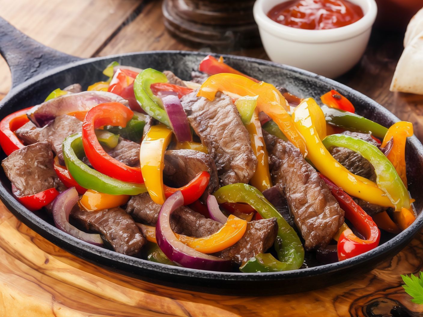 Beef Fajita Serving