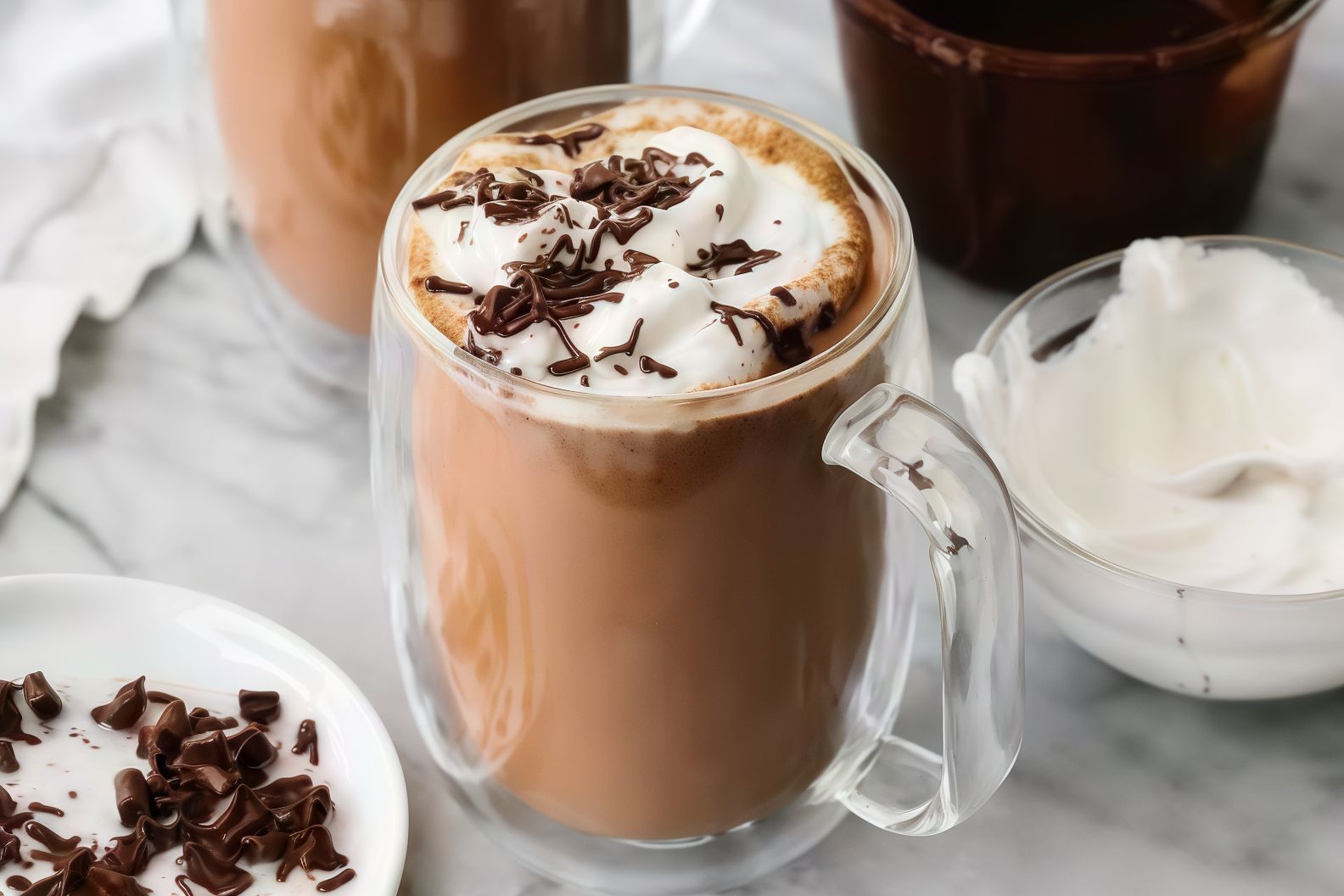 Hot chocolate with Nutella