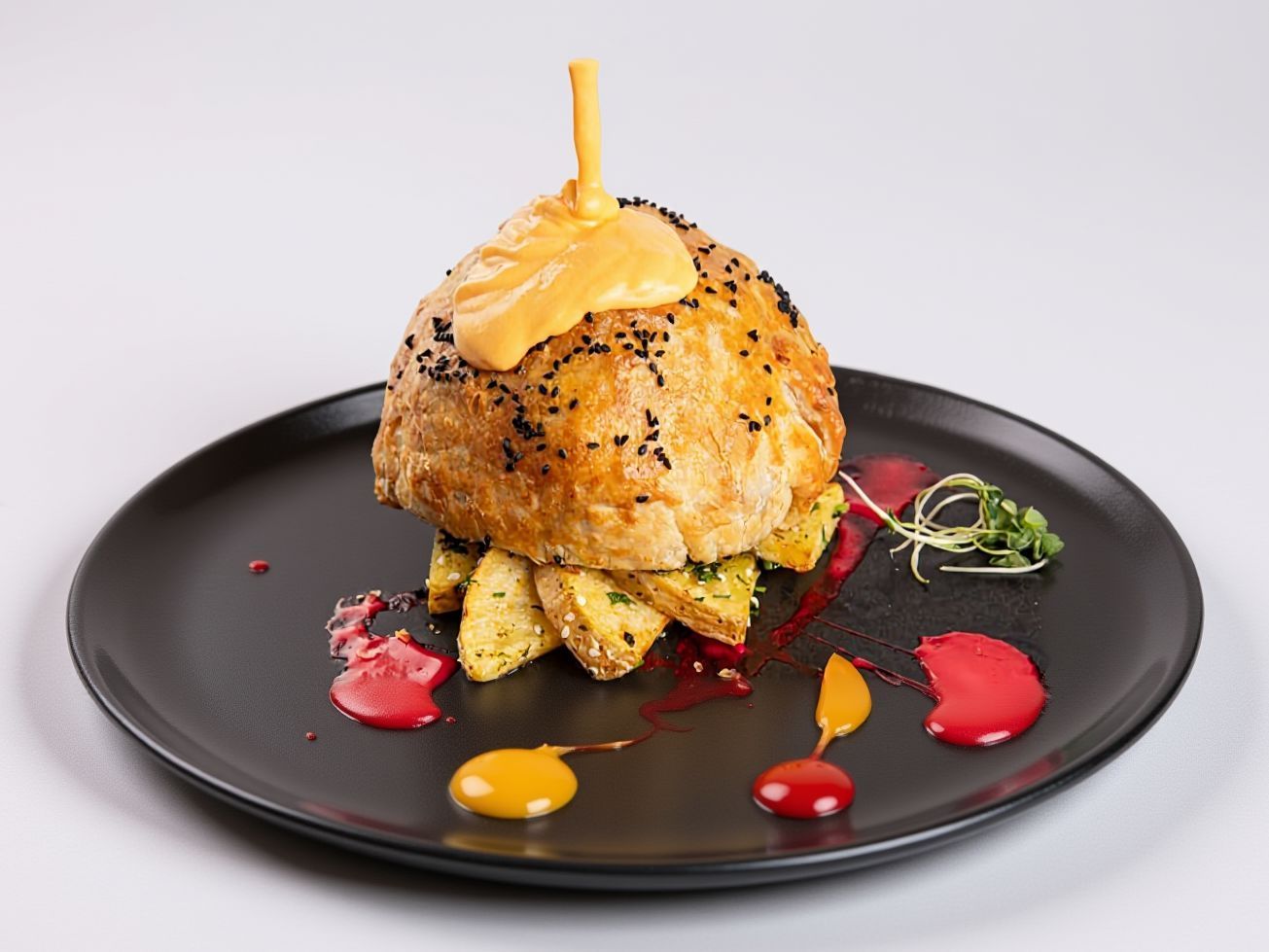 Pastry with Pastrami