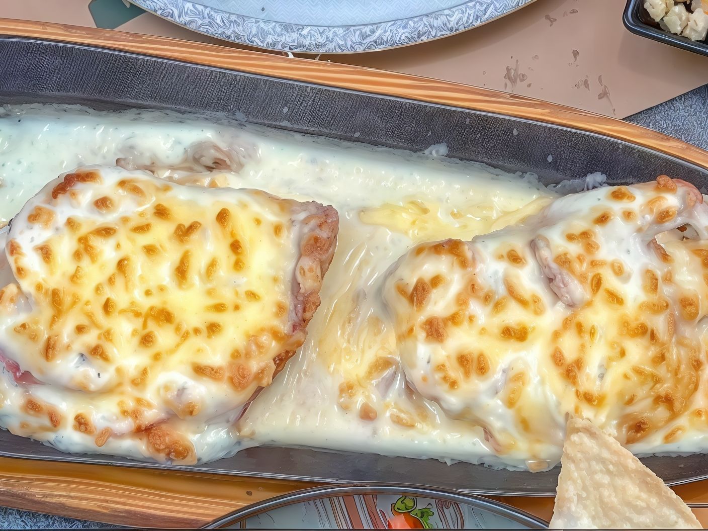 Cheesy Fried Chicken