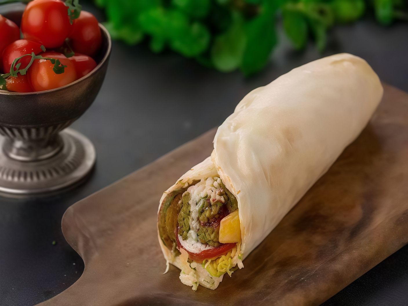 Green Burger Roll