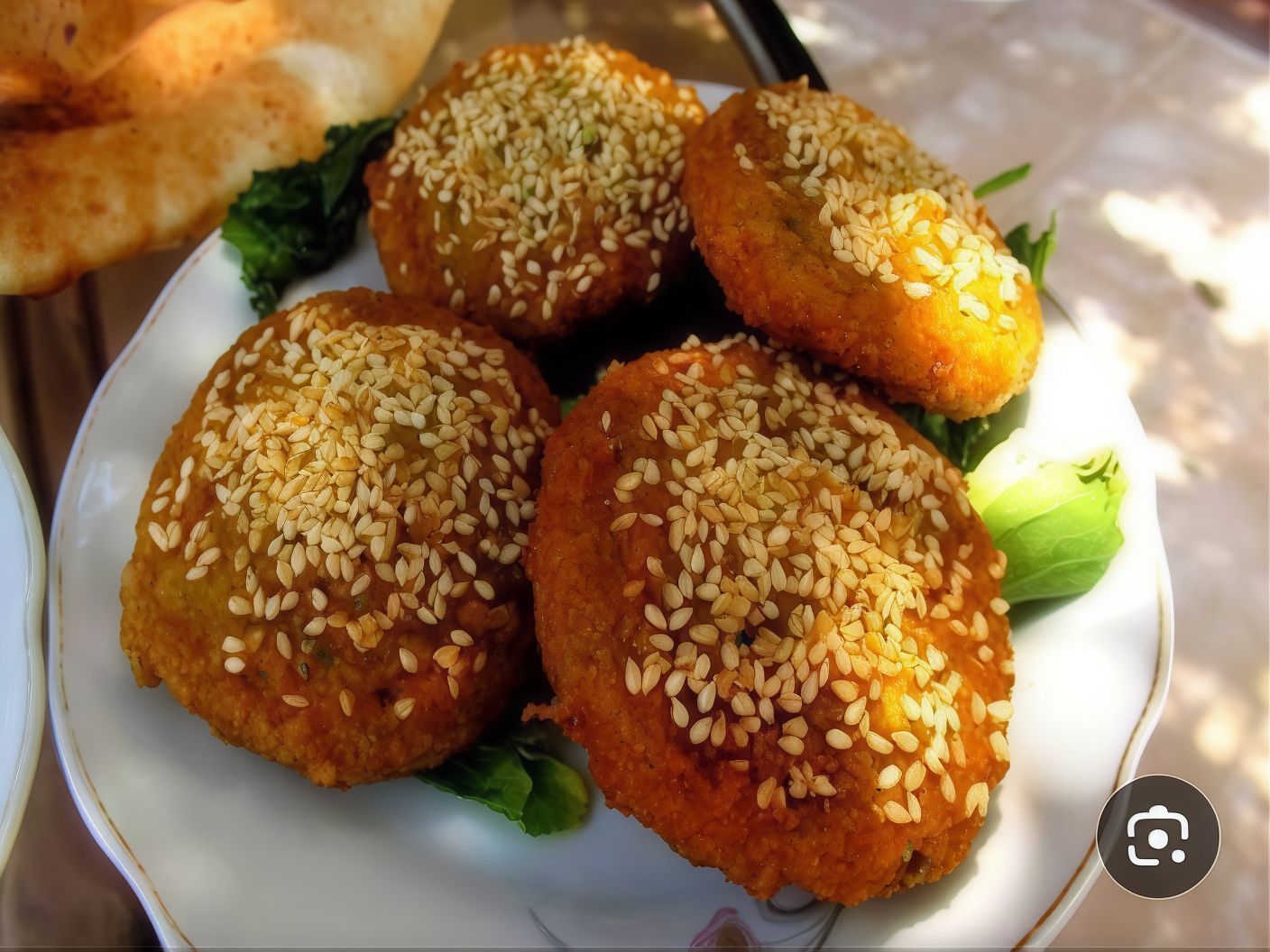 Falafel Oras with pickled lemon