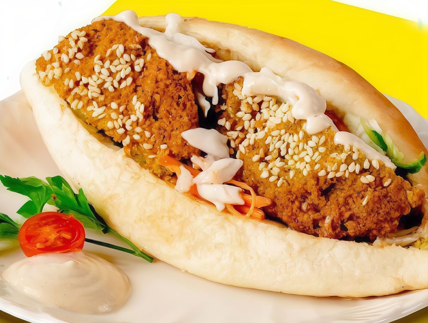 Mozzarella cheese falafel