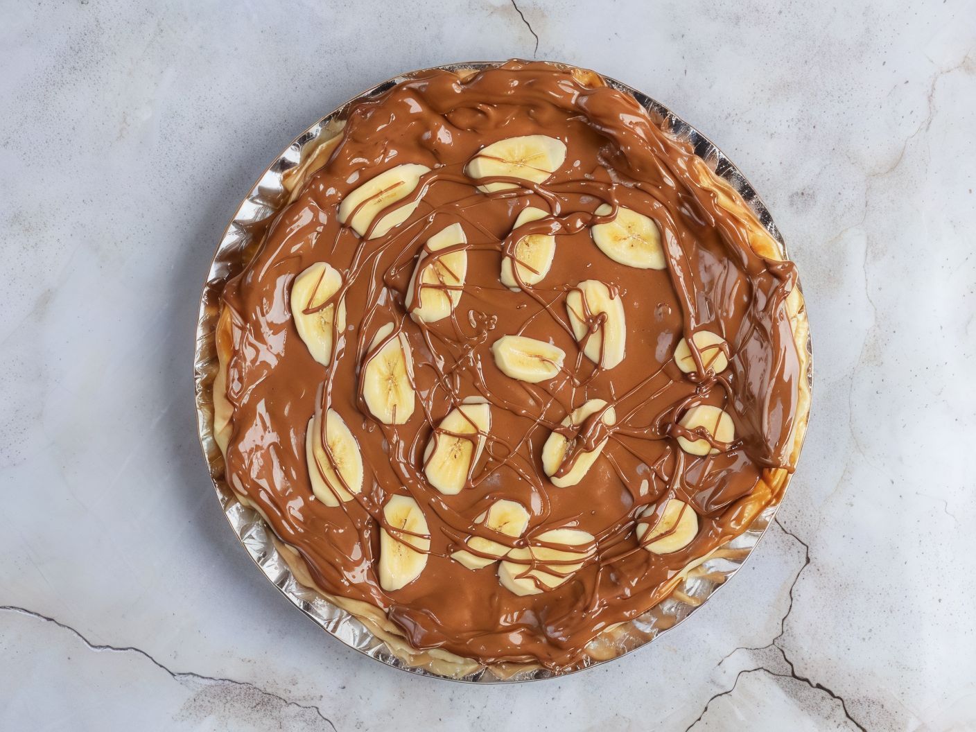 Chocolate Pie With Banana