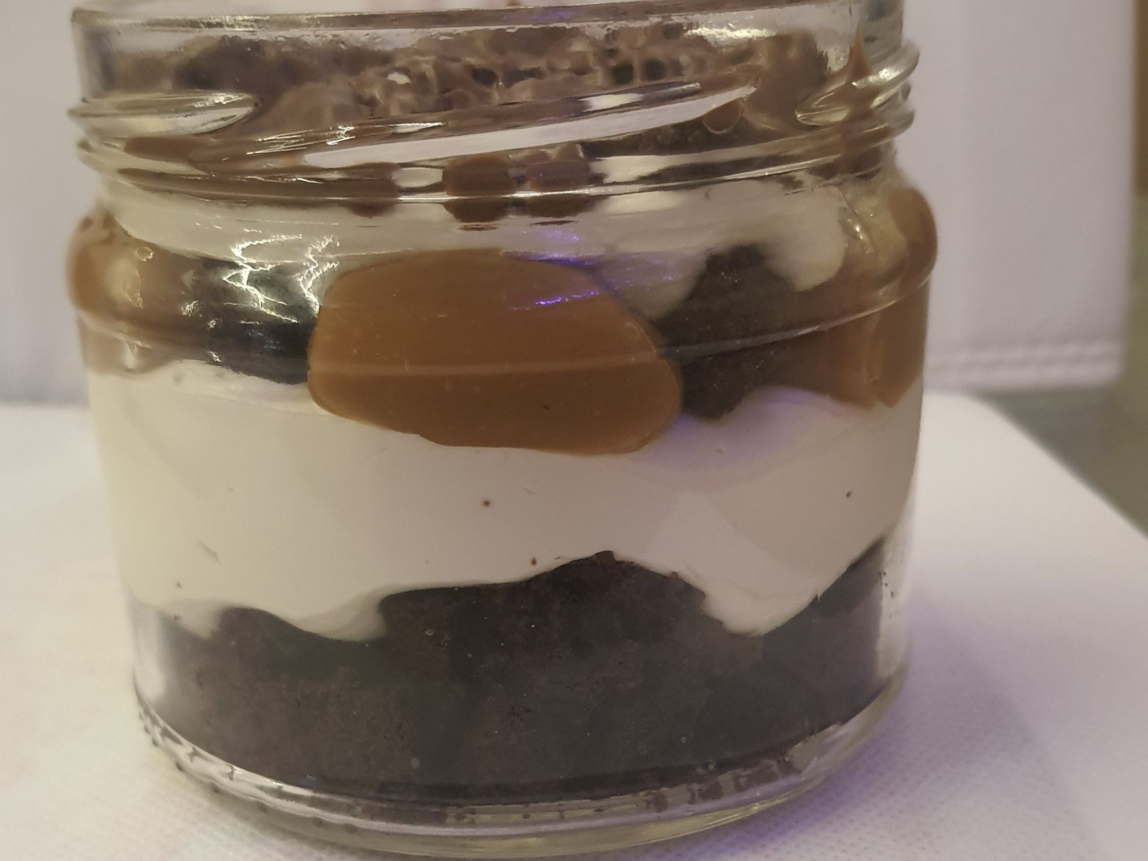 Brownies Cheesecake Jar