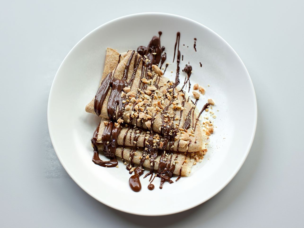 Plain Sweet Nutella Crepe