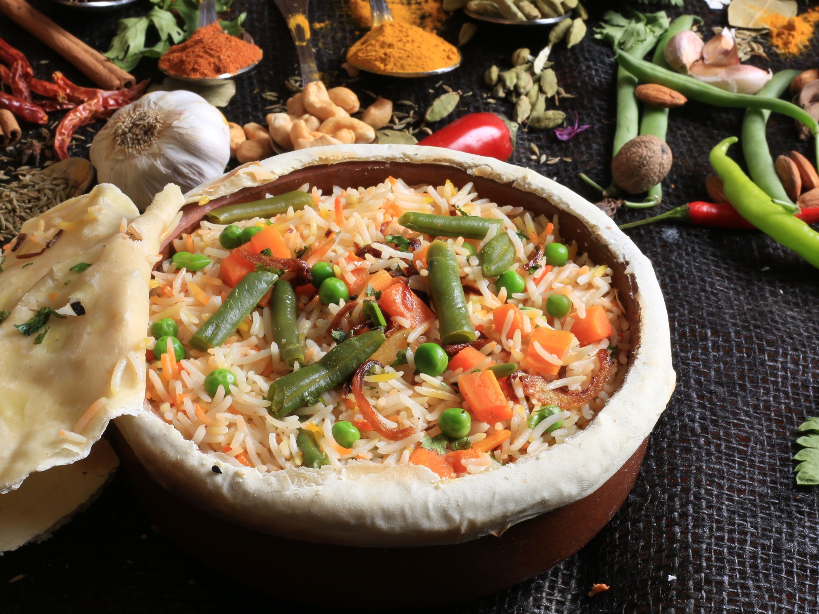 Vegetable Biryani Large