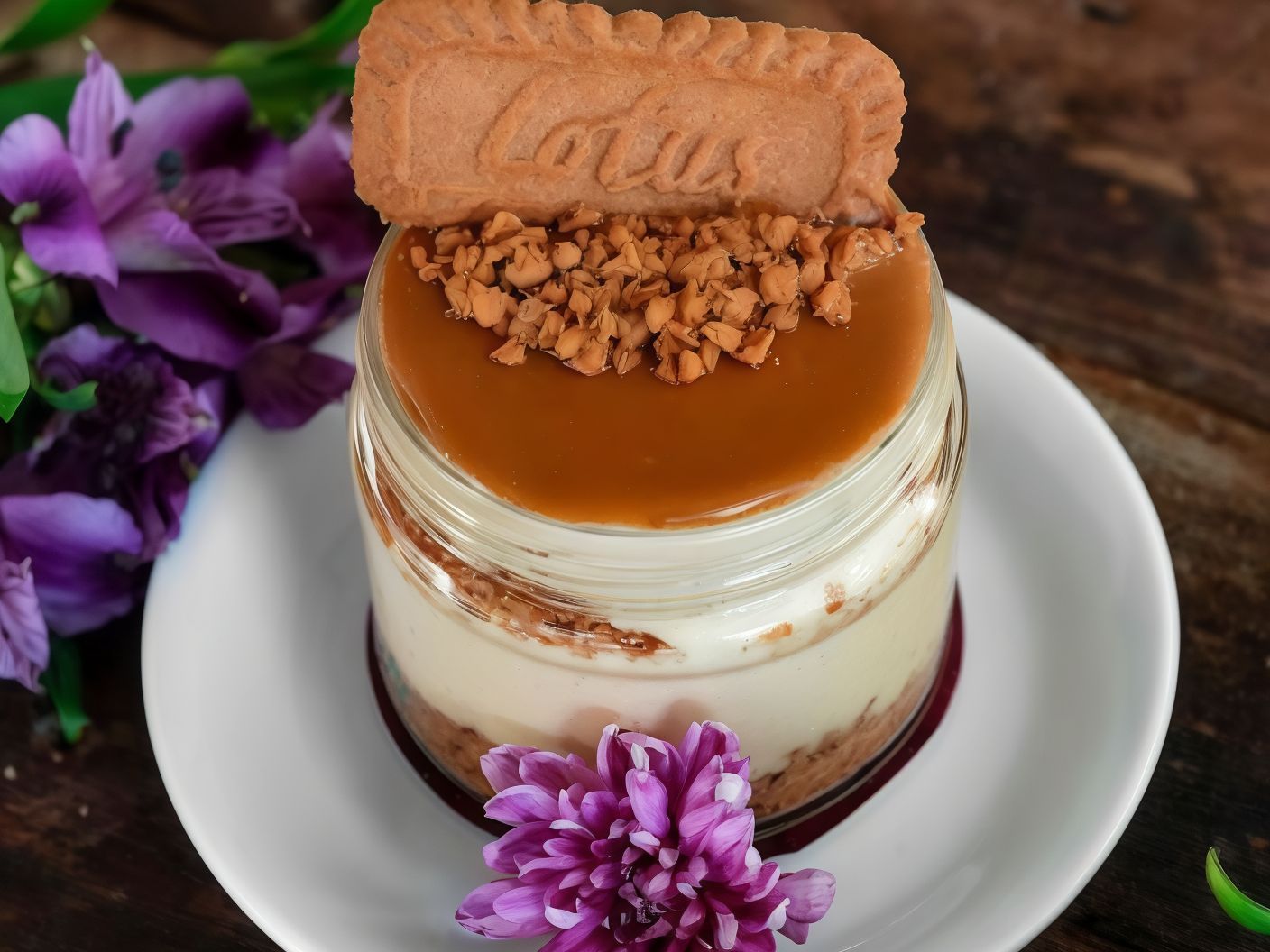 Lotus Cheesecake Jar