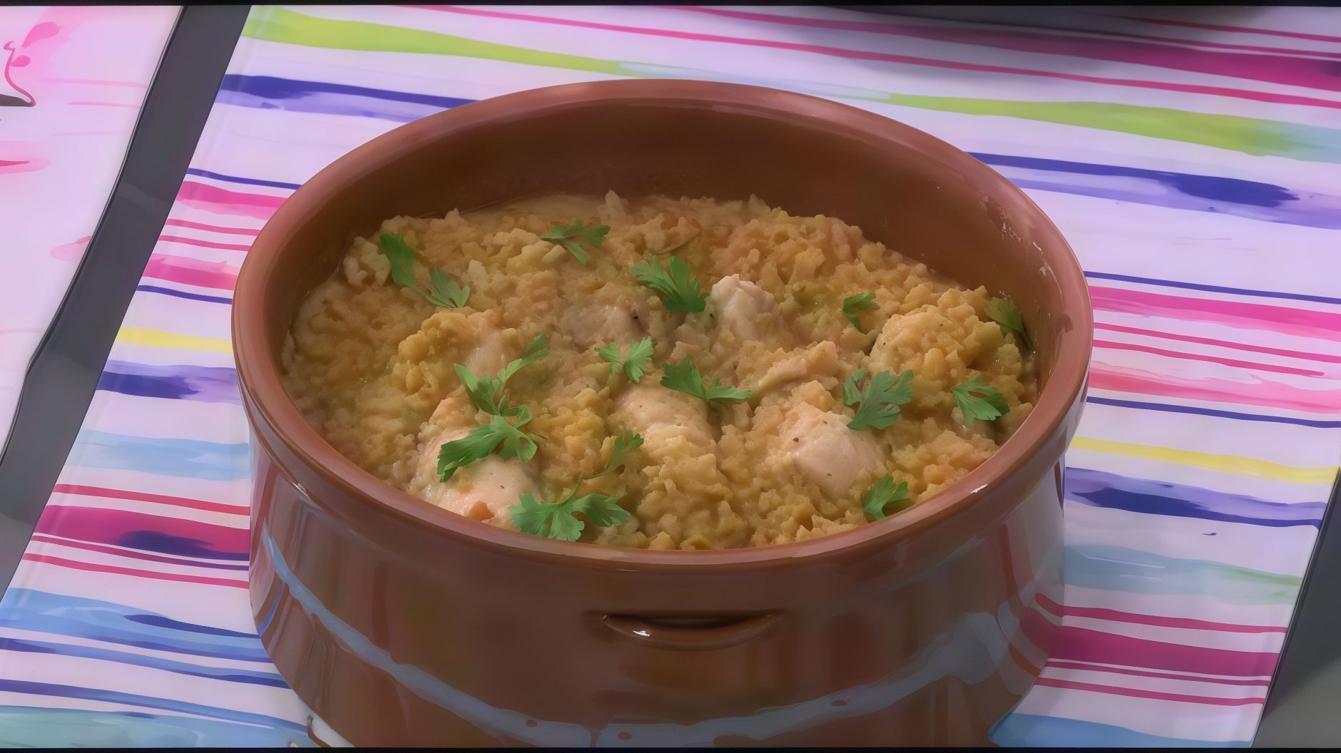 طاجن فريك مع دجاج أولديش