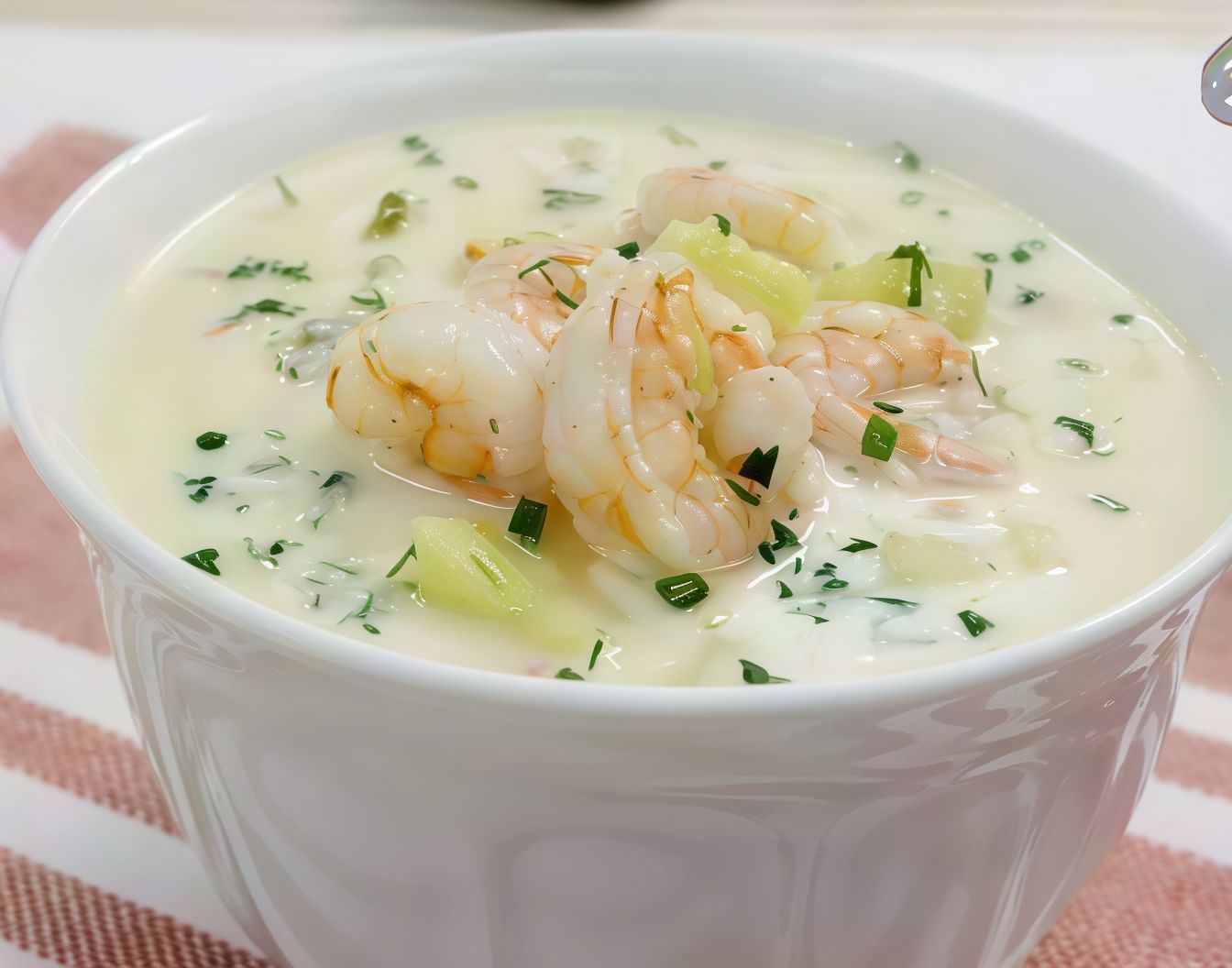 Orzo With Shrimp Soup