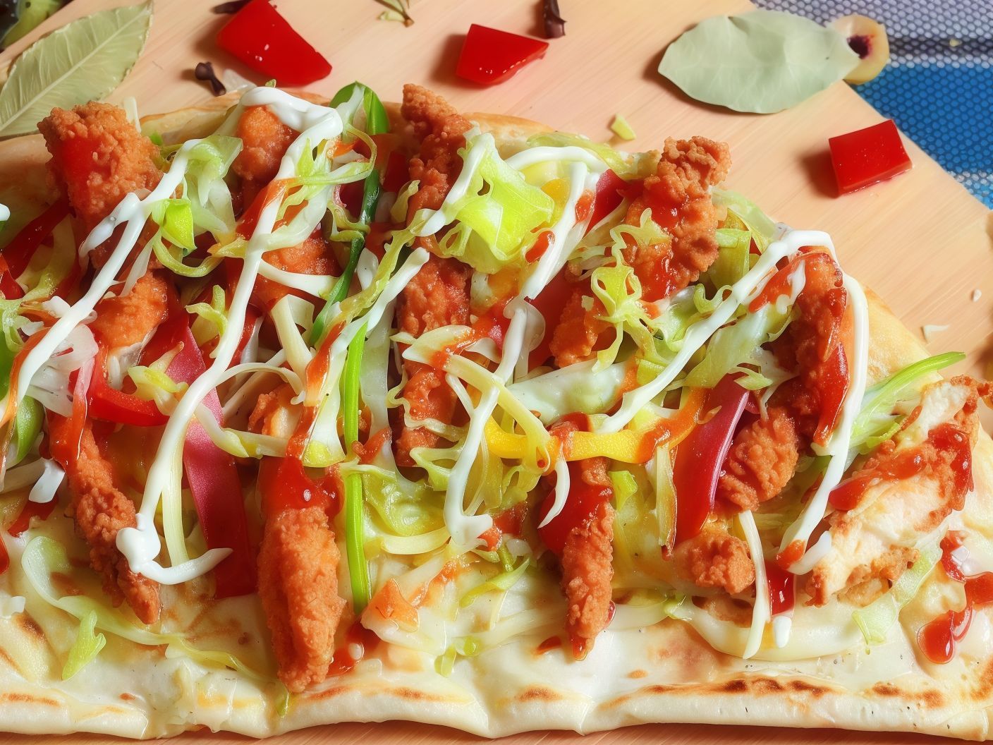 Super Crunchy Chicken Crepe