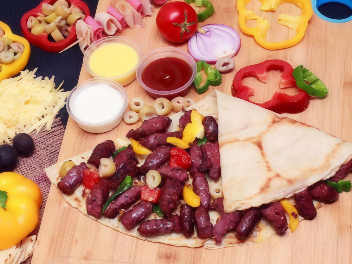 Oriental Sausage Crepe