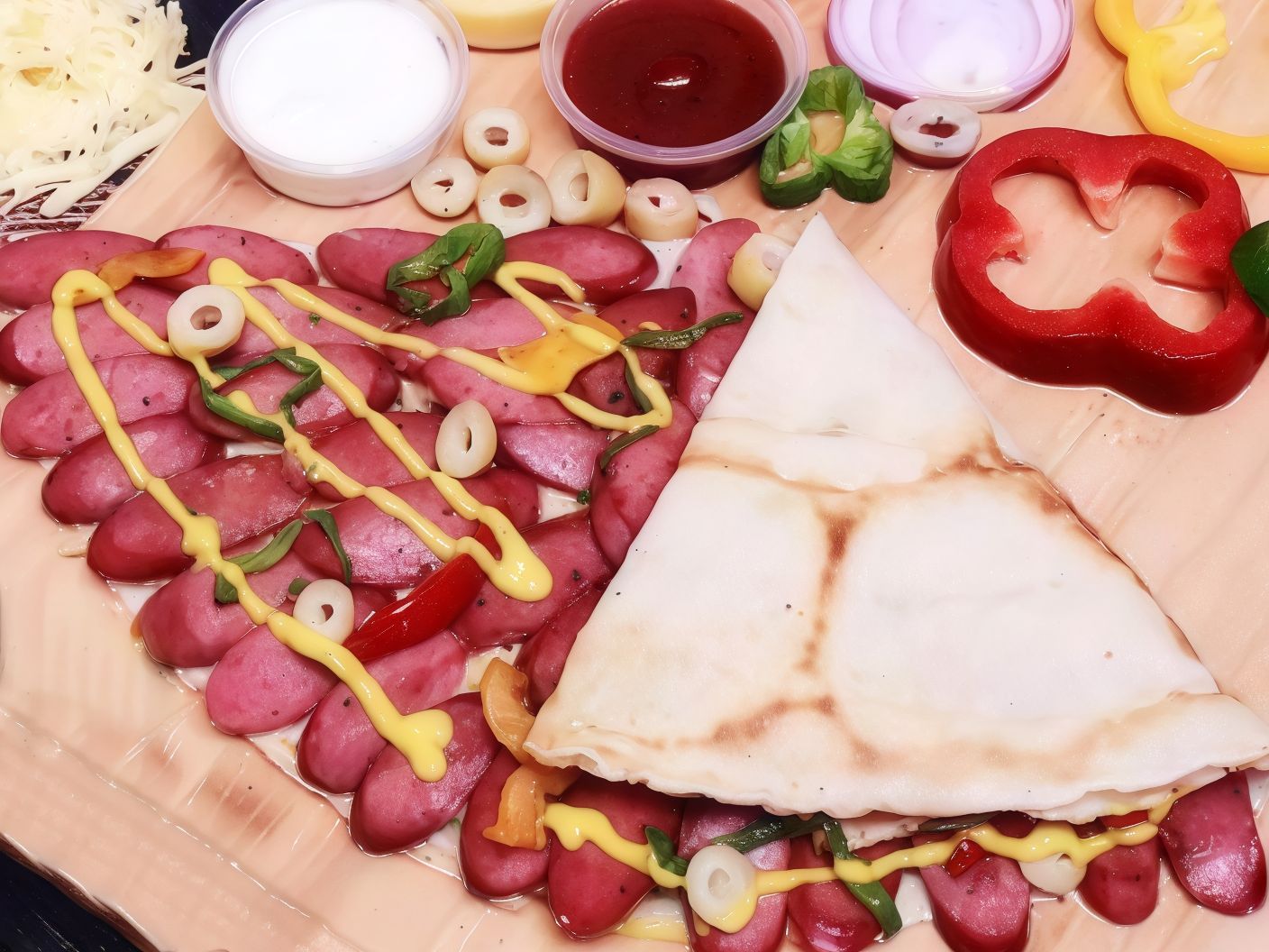 Sausage Crepe