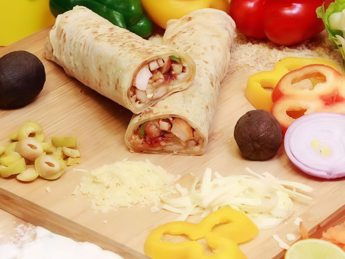 Chicken Pucci Crepe Roll