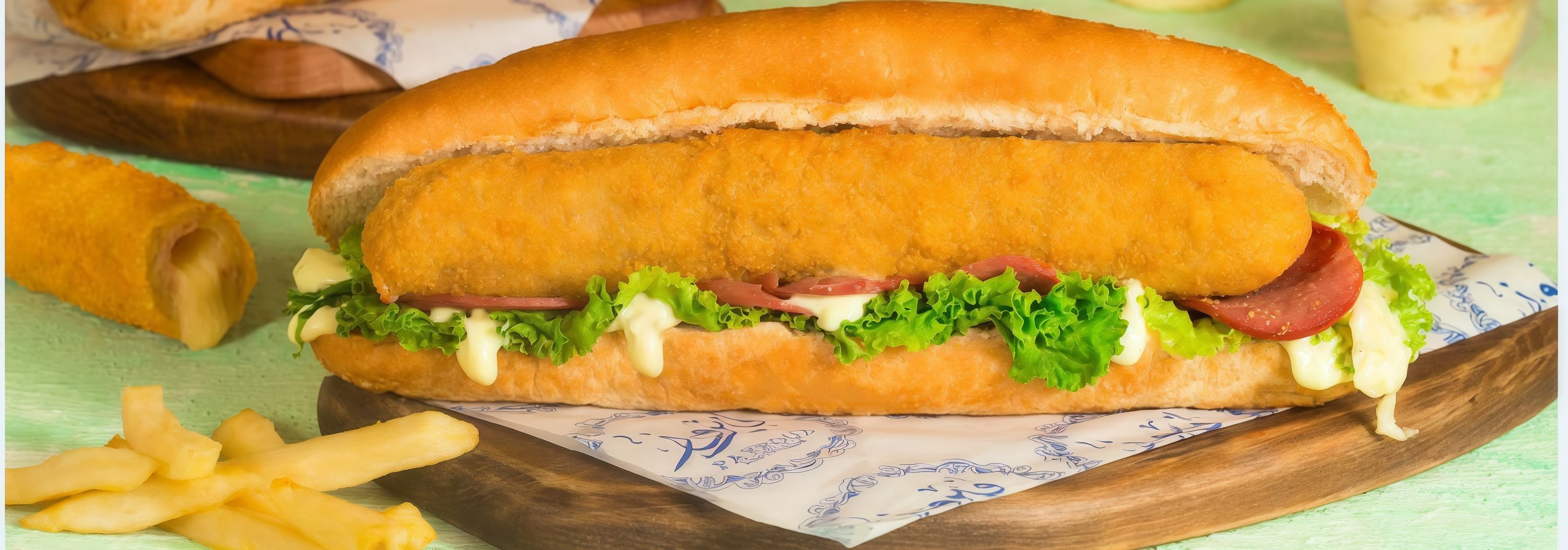Chicken Roll Sandwich