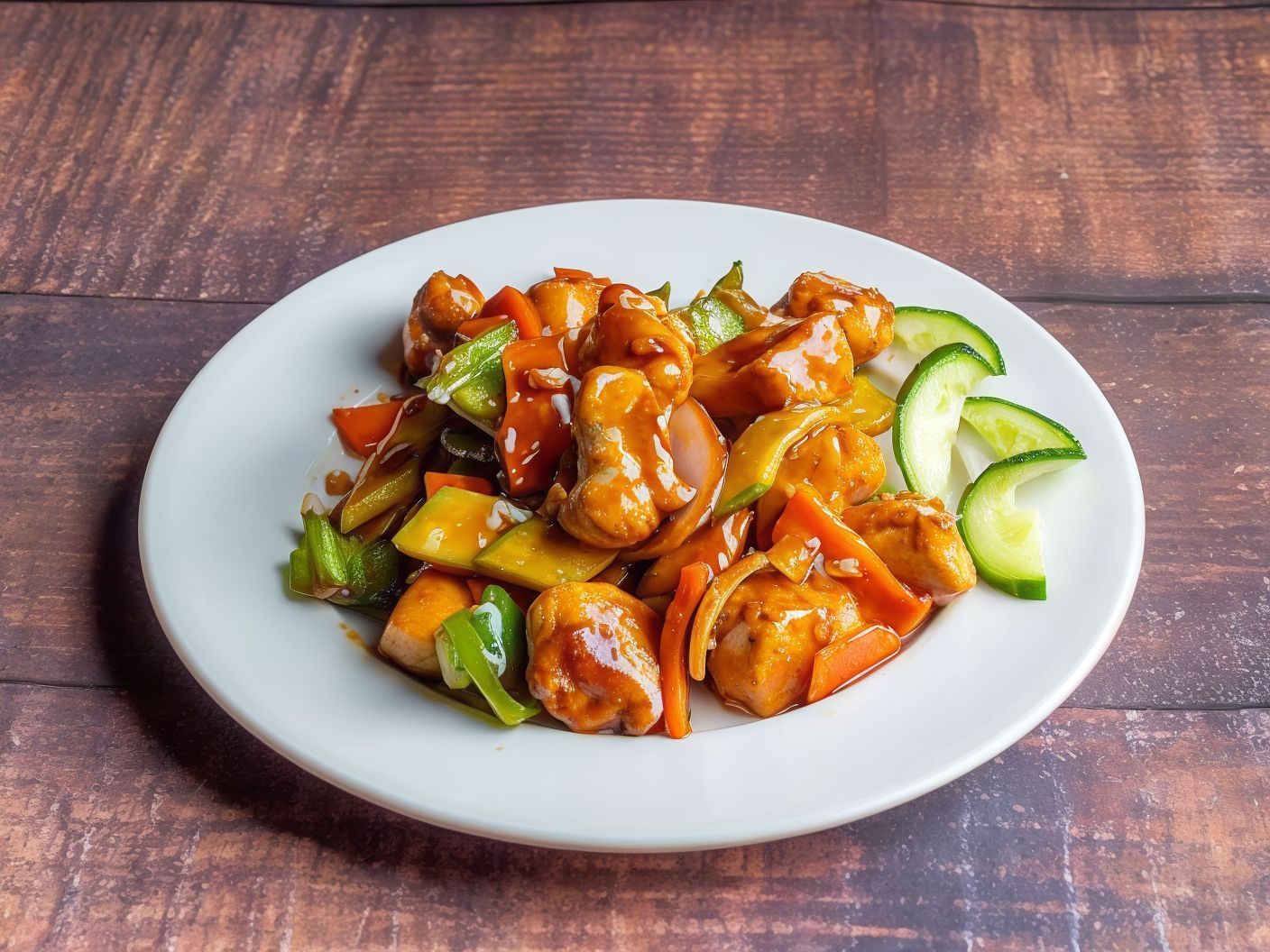 C08 - Spicy Garlic Chicken With Vegetables