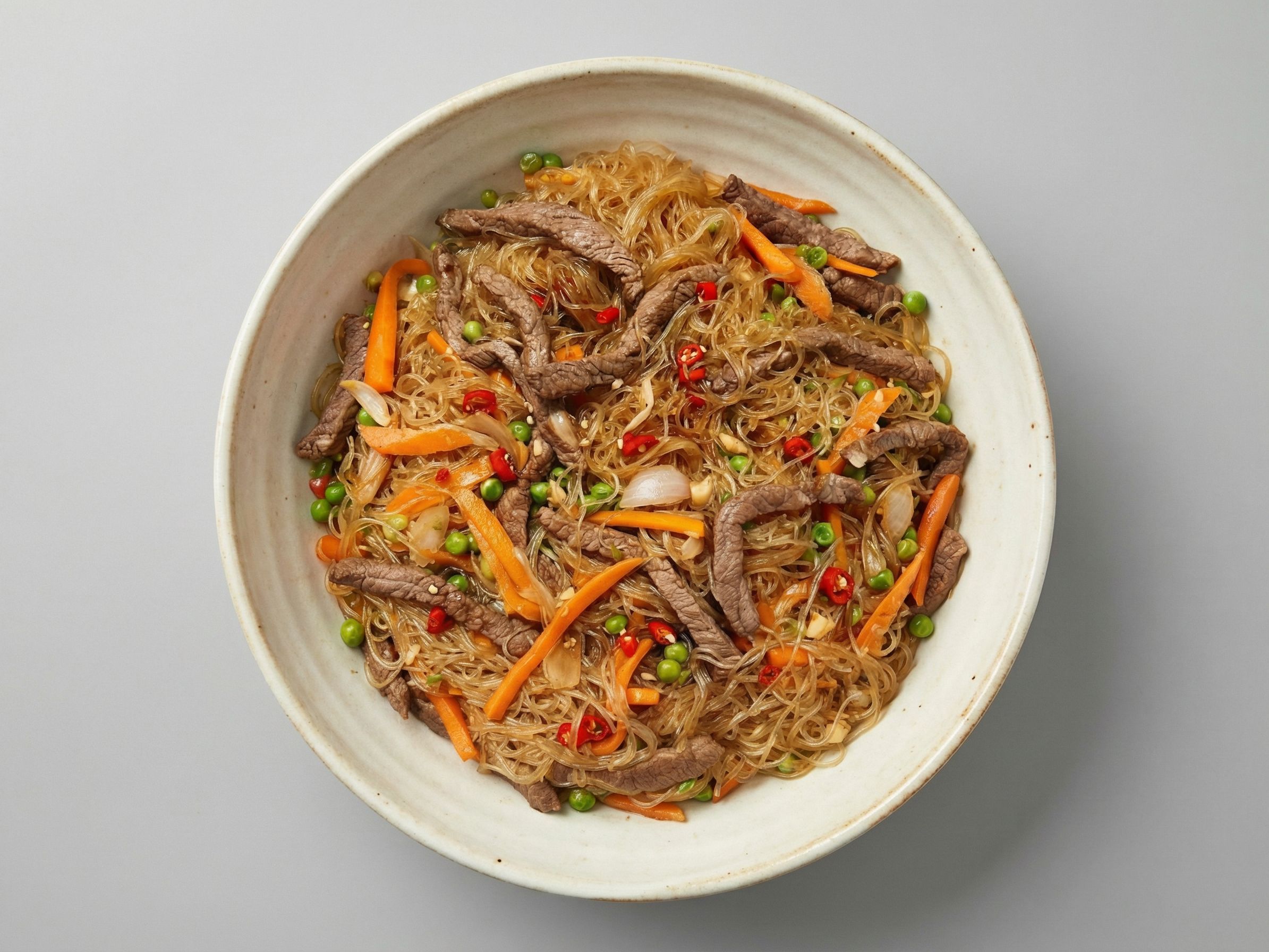 N09- Fried Chinese Glass Noodles with Beef