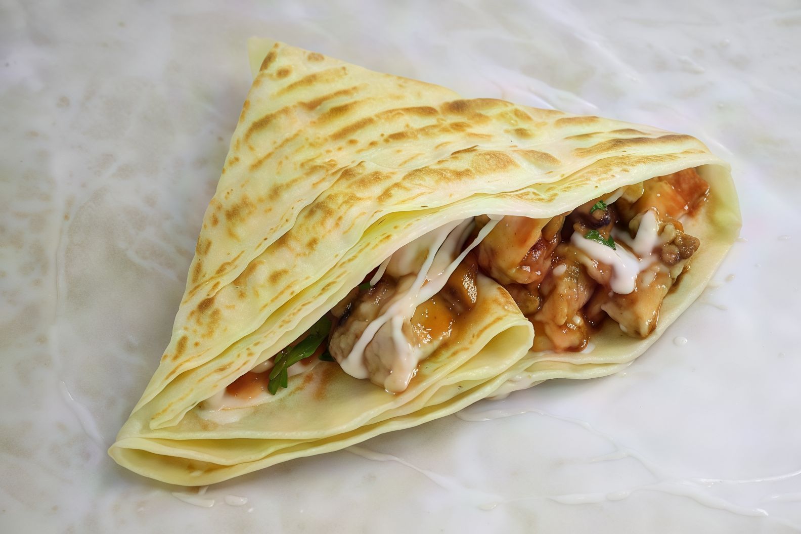 Shish Tawook Crepe