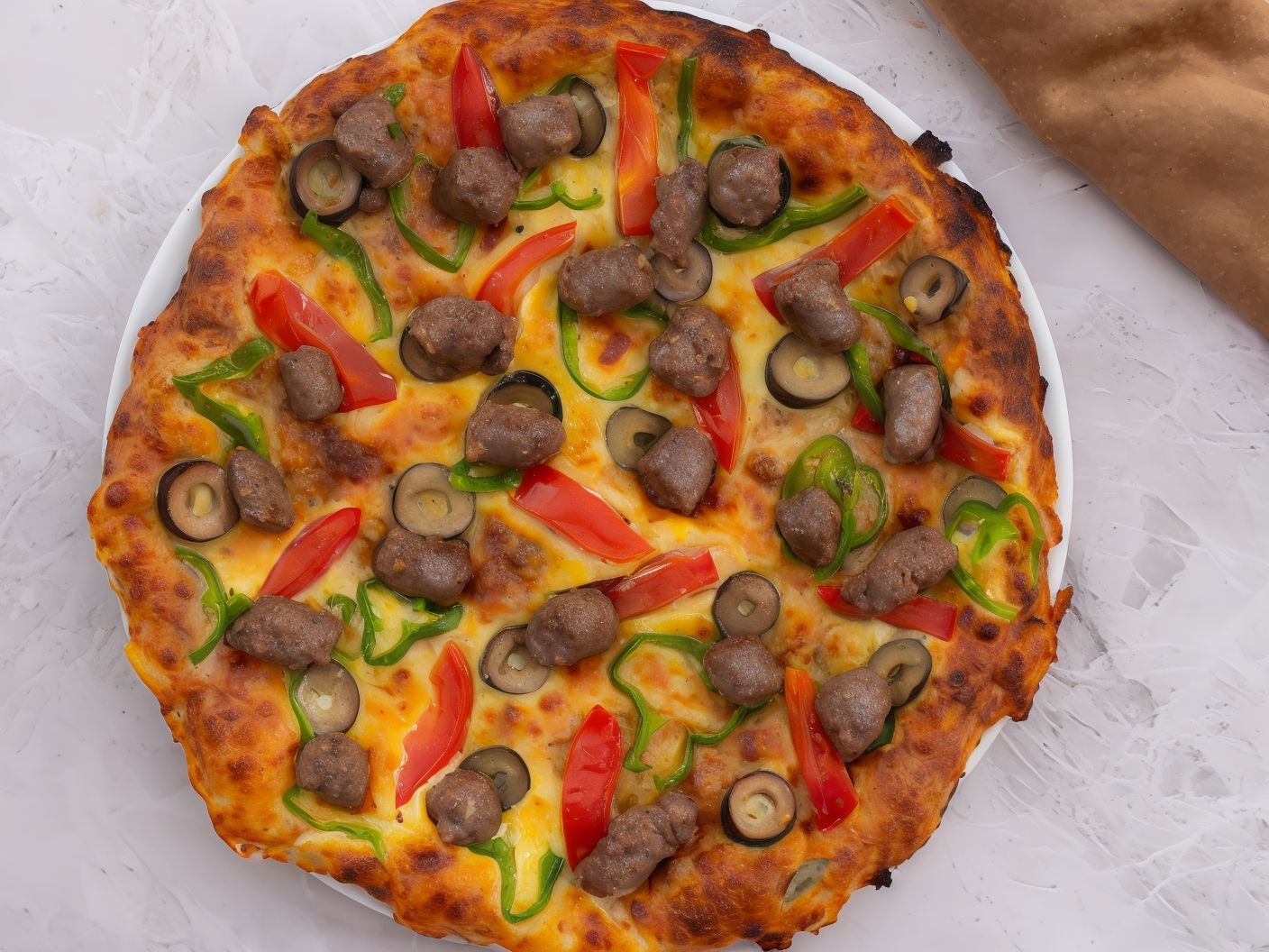 Sausage Pizza