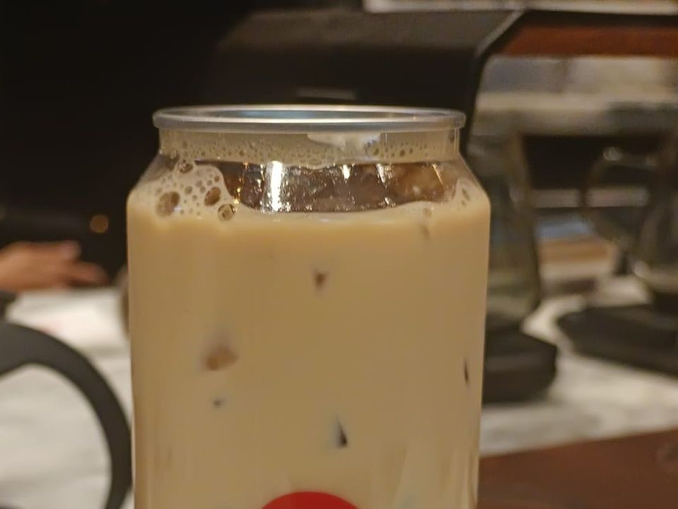 Iced Vanilla Latte in a Can