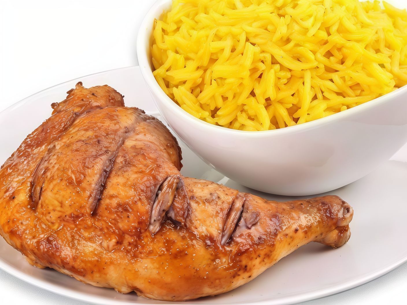 Mathbi Quarter Chicken And Thigh With Rice