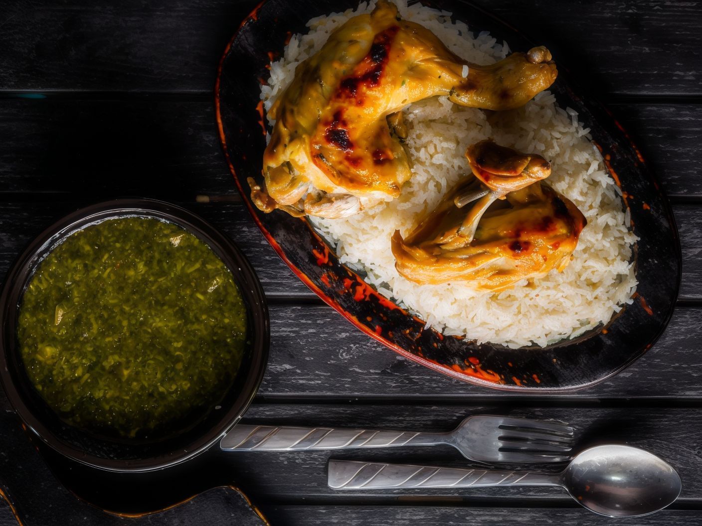 Molokhia With Half Chicken