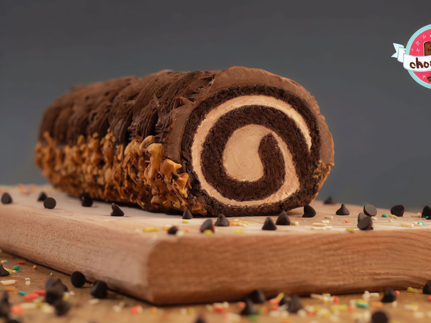Chocolate Swiss Roll Torte