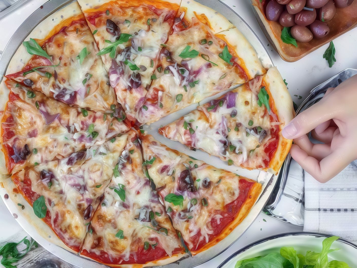 Tuna Pieces Pizza