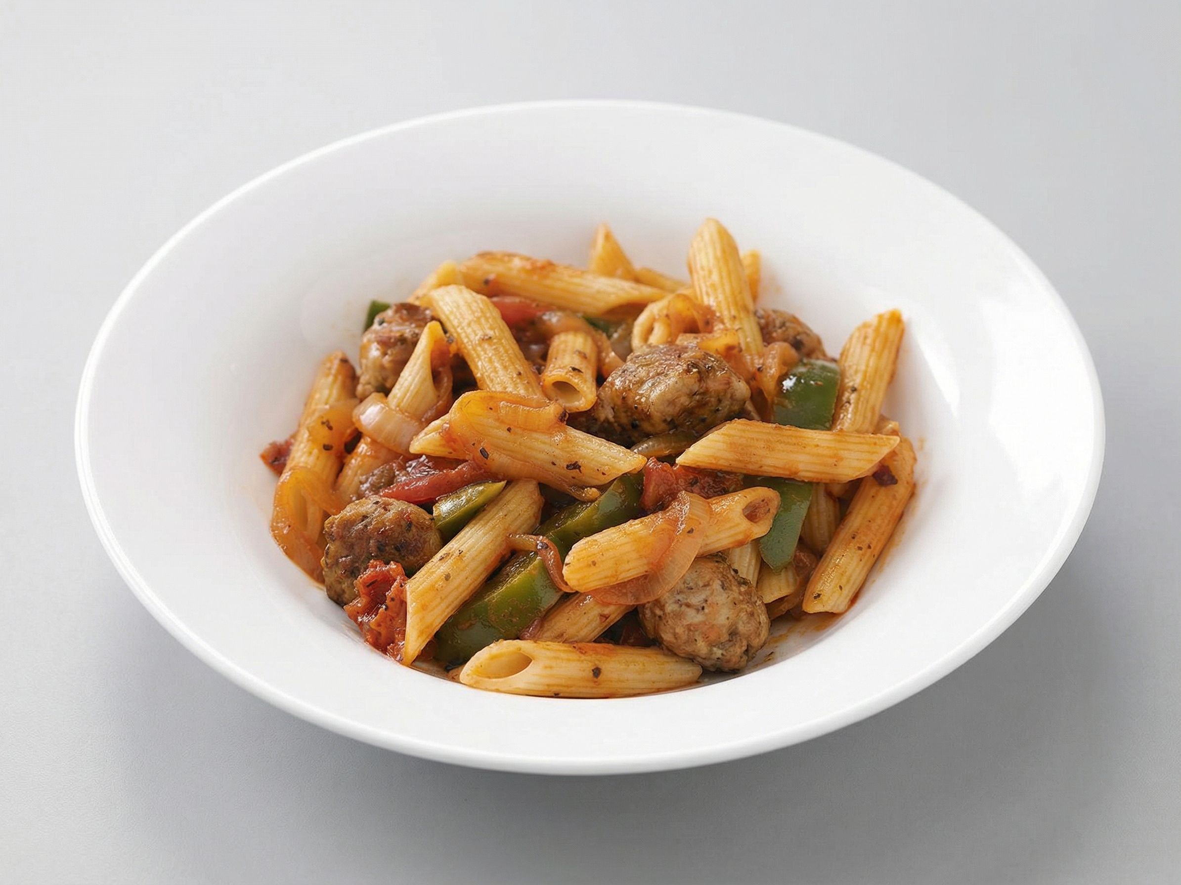 Oriental Sausage Pasta