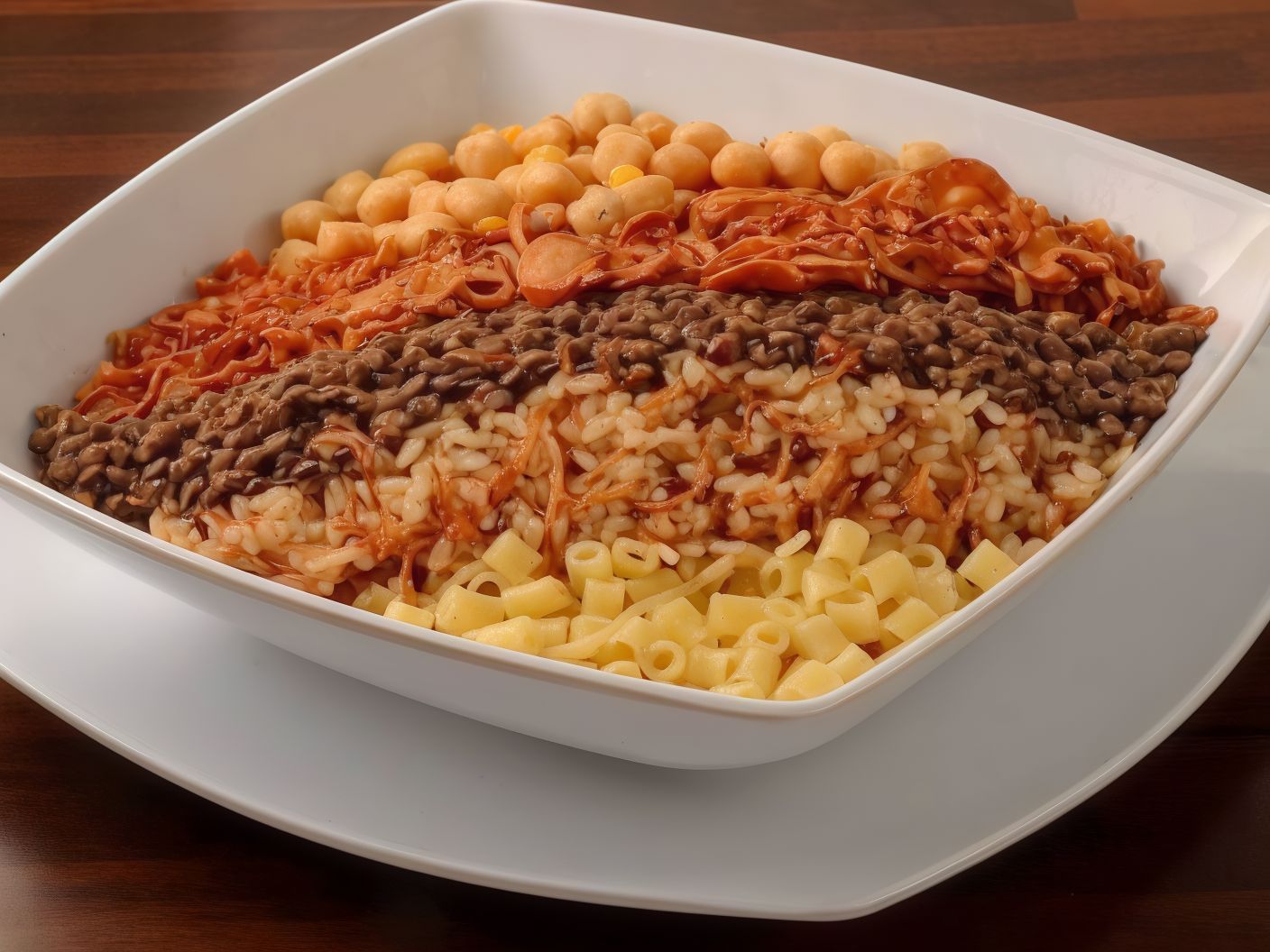 Koshary With Hot Dog