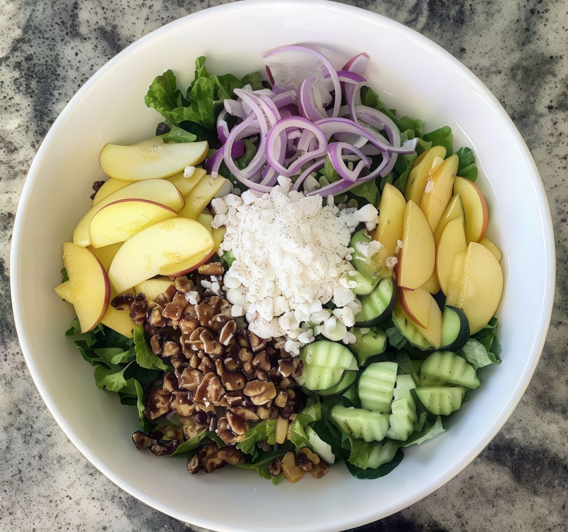 Vegan Apple Walnut Salad