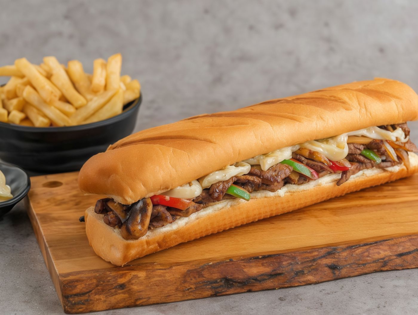 Meat Fajita Sandwich