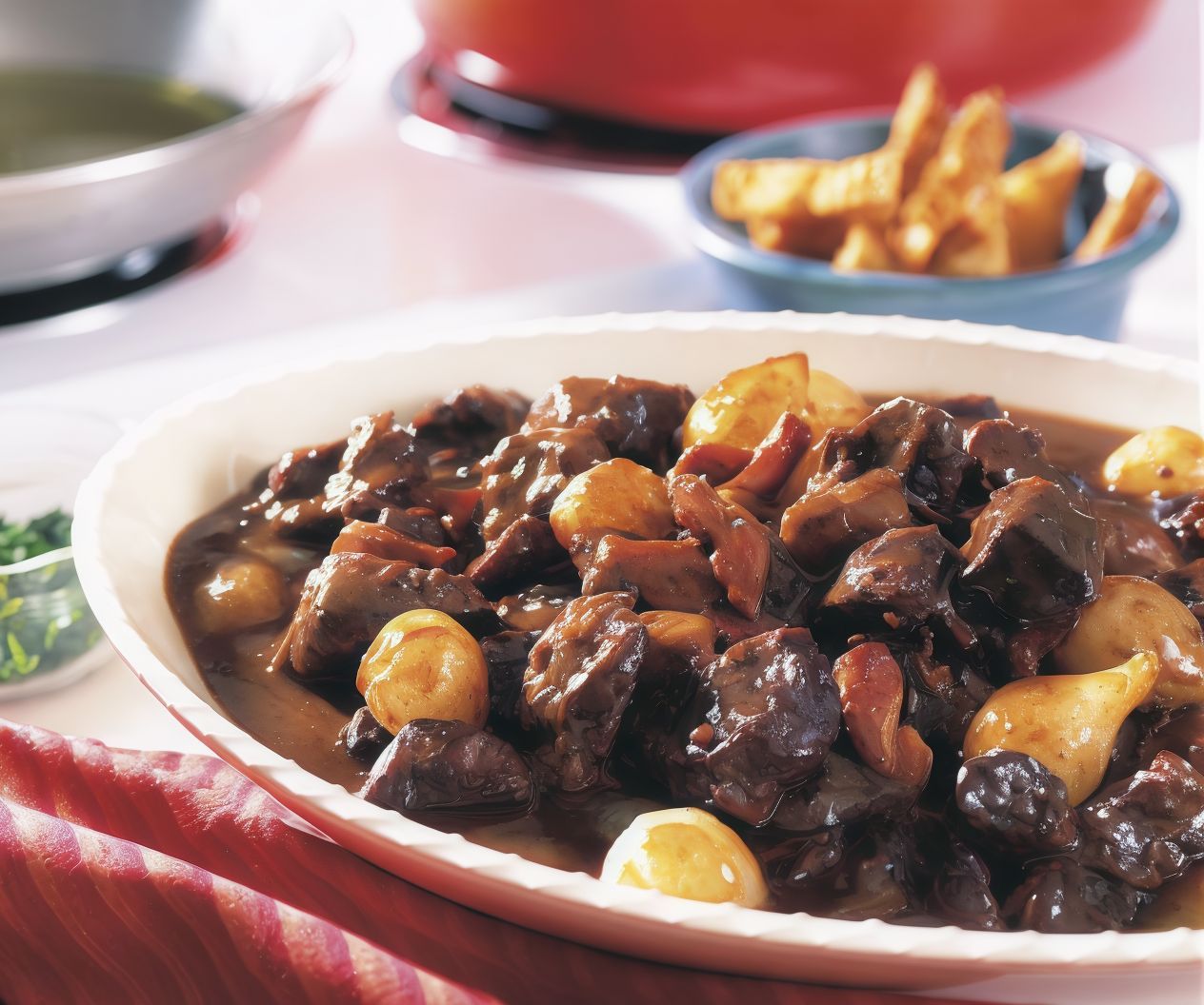 Beef Bourguignon Platter