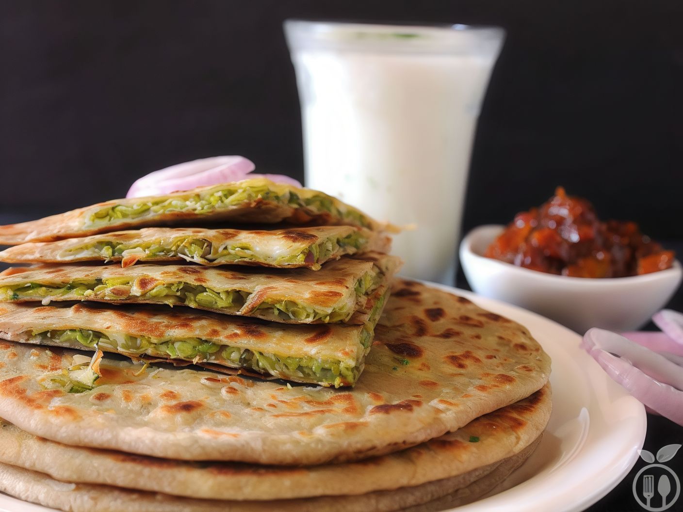 Paratha Bread Stuffed With Eggs