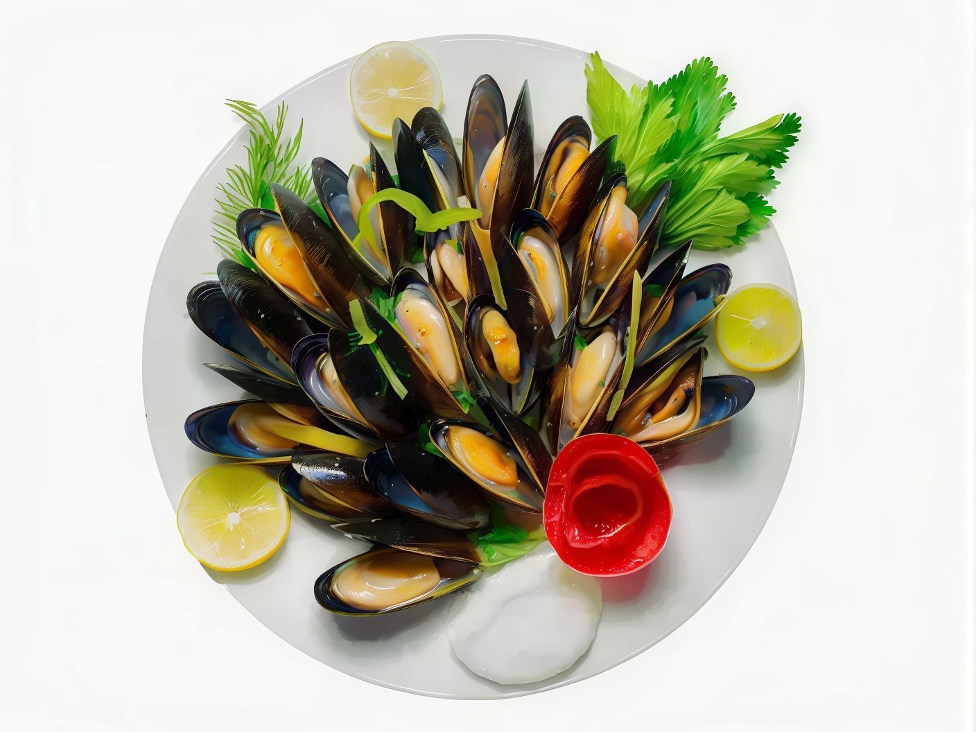 Alexandrian Grilled Mussels
