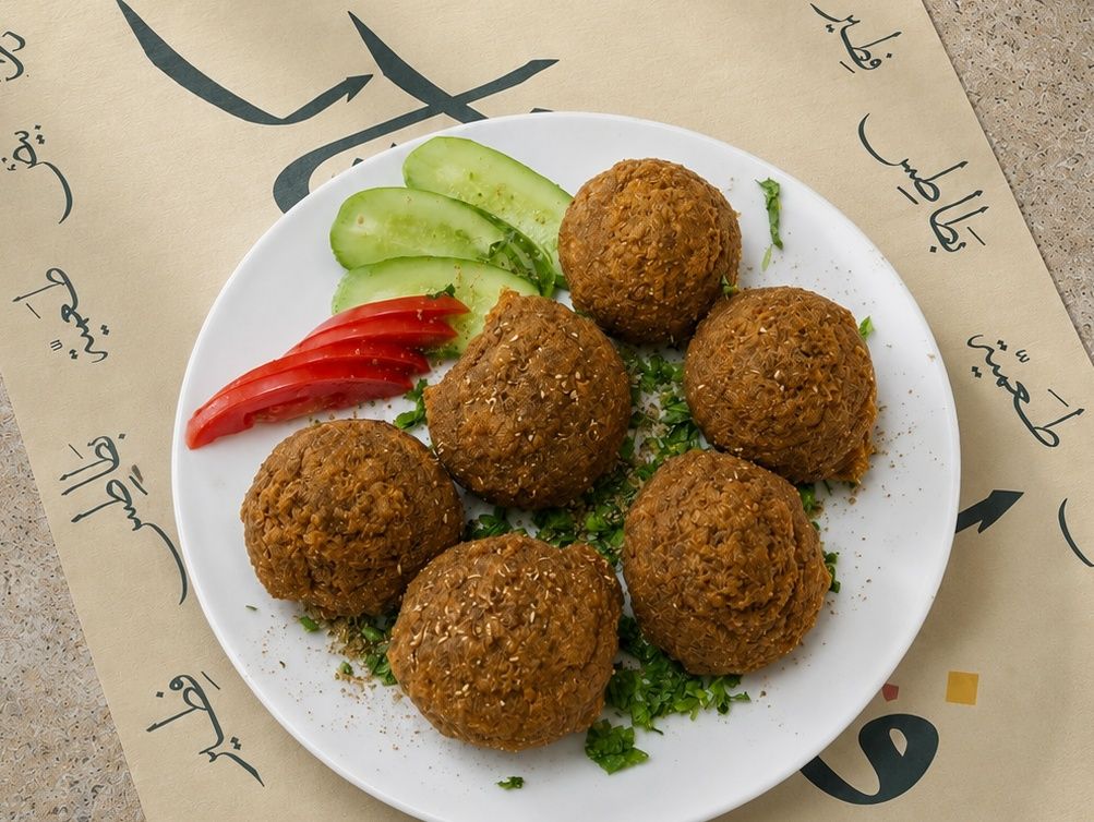 Ta'ameya with Eggplant