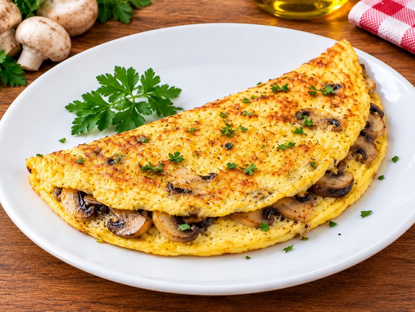 Omelette Mushroom