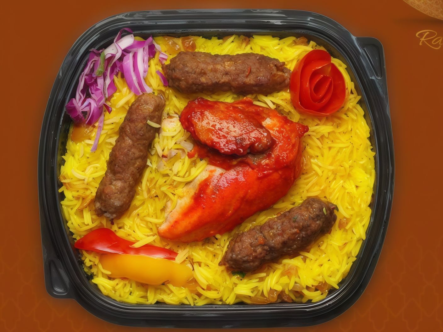 Quarter Chicken With Kofta Meal