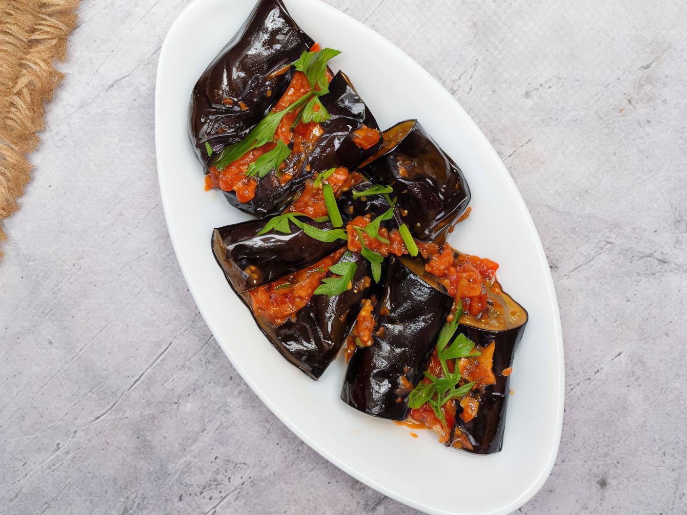 Pickled eggplant