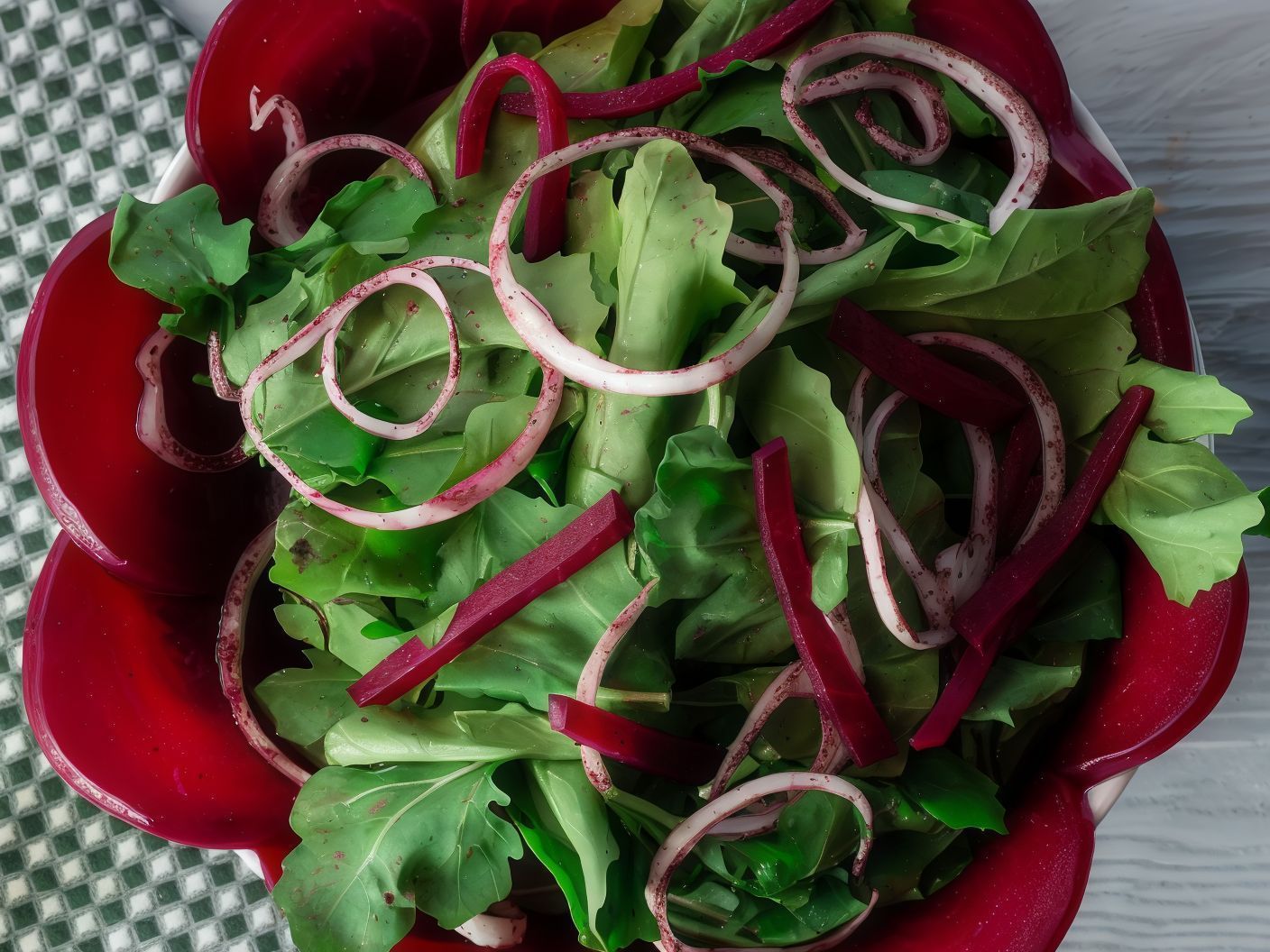 Rocca With Beetroot Salad