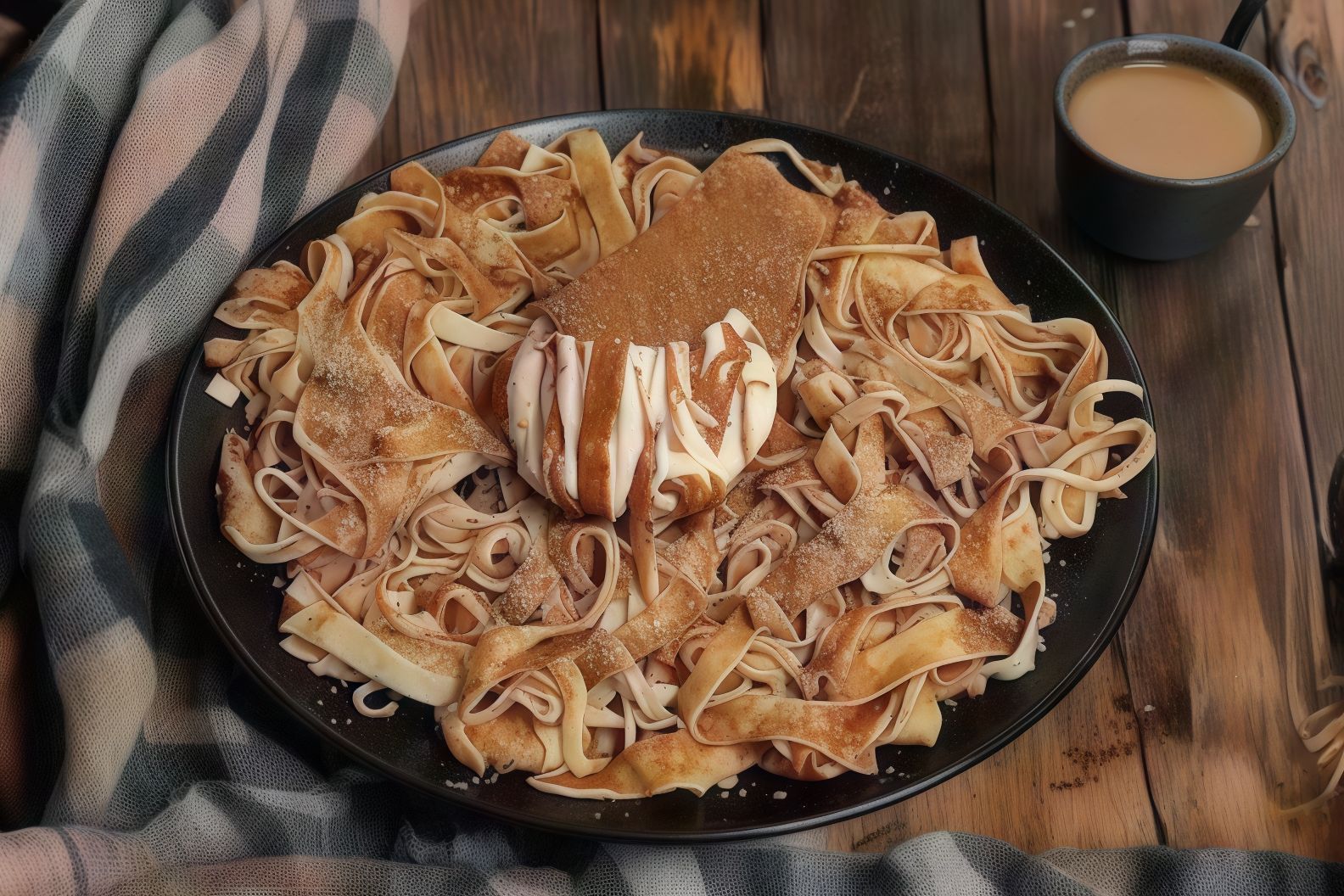 Fettuccine Crepes