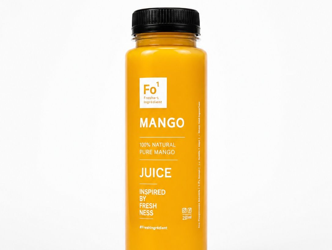 Natural mango juice