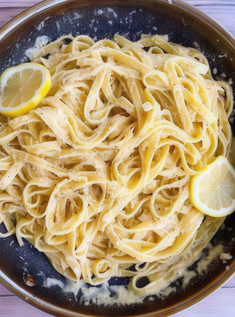 Lemon Puzzle Ala Cream Pasta
